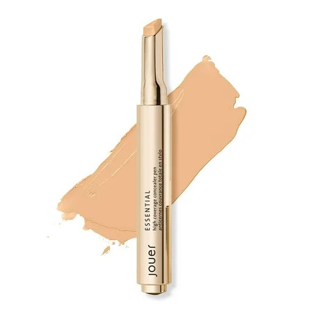 Jouer Essential High Coverage Concealer Pen - Under Eye Concealer for Dark Circles - Brightening Makeup for Eye Circles - Color Corrector Eye Primer with Hyaluronic Acid and Vitamin E | Walmart (US)