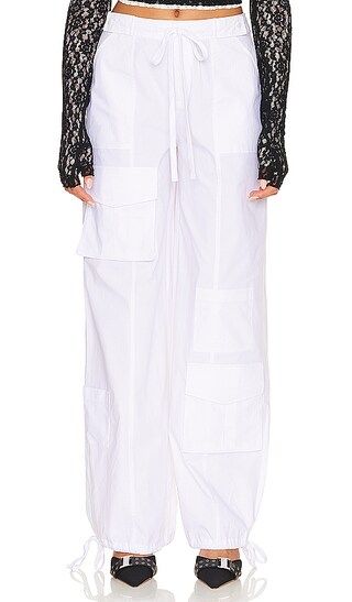 Maci Cargo Pant in Bright White | Revolve Clothing (Global)