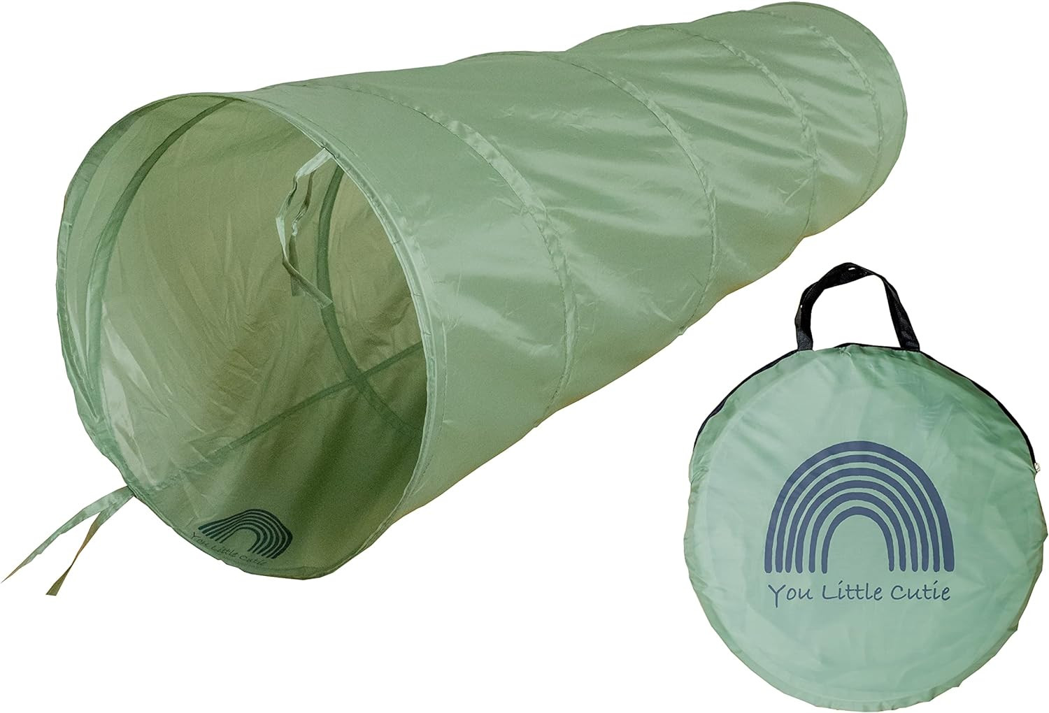 You Little Cutie Kids Popup Play Tunnel, 6 Foot Crawling Tunnel (Artichoke Green) | Amazon (US)