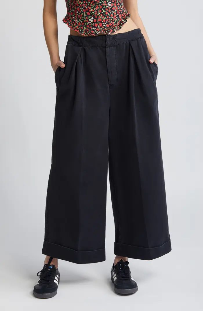 After Love Roll Cuff Wide Leg Pants | Nordstrom