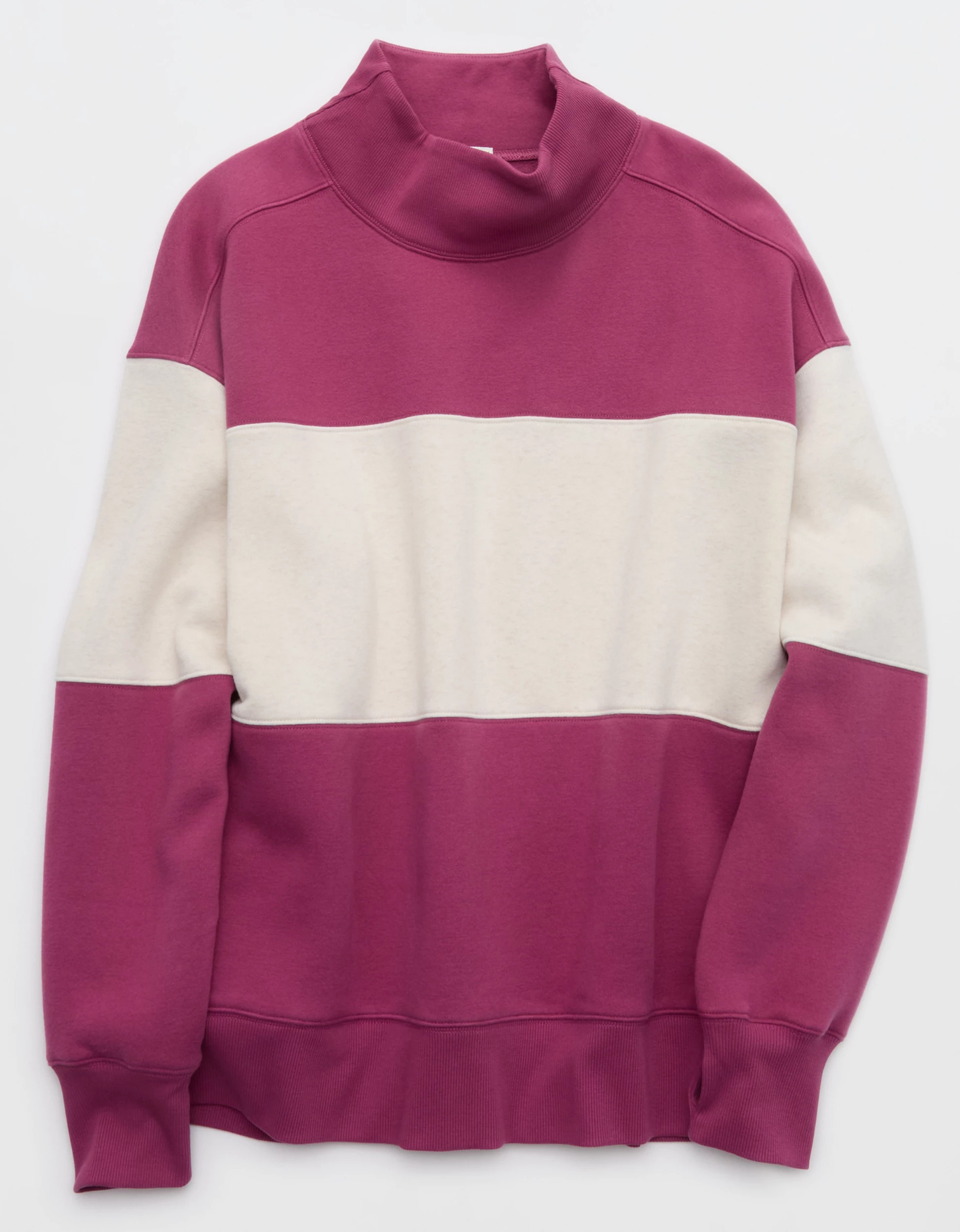 OFFLINE By Aerie Cloud Fleece Oversized Mockneck Sweatshirt | Aerie