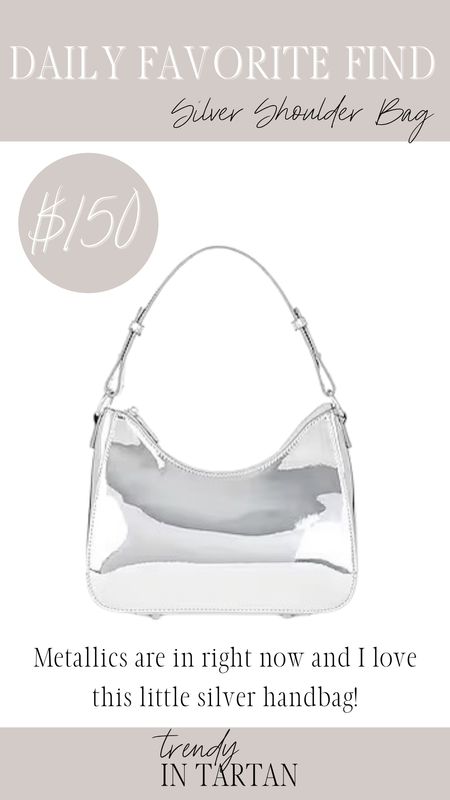 Daily favorite find- silver shoulder bag

Purse, shoulder purse, bag

#LTKSeasonal #LTKitbag #LTKstyletip