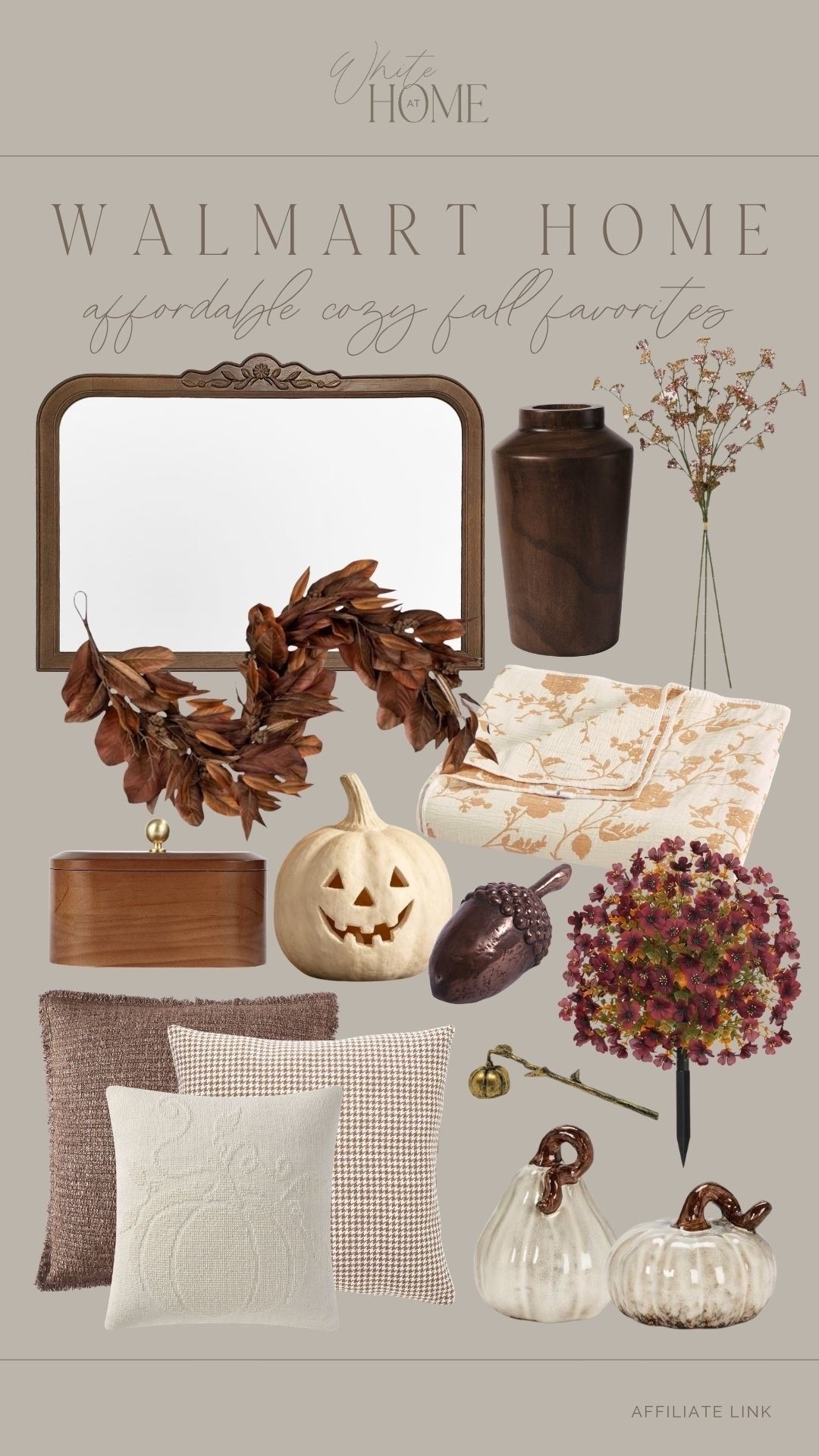 Cozy and affordable finds from Walmart to start off your fall decorating with ease! Warm tones, beautiful textures, organic objects, and cozy textiles. Love!

#LTKHome #LTKSeasonal
