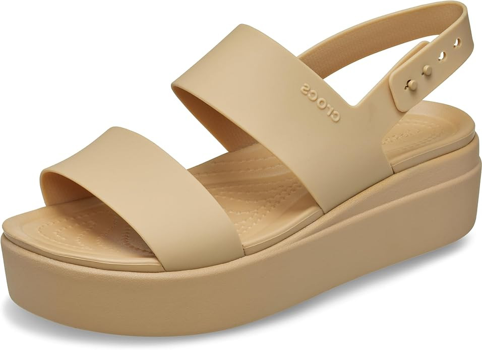 Crocs Women's Brooklyn Low Wedge Sandals | Amazon (US)