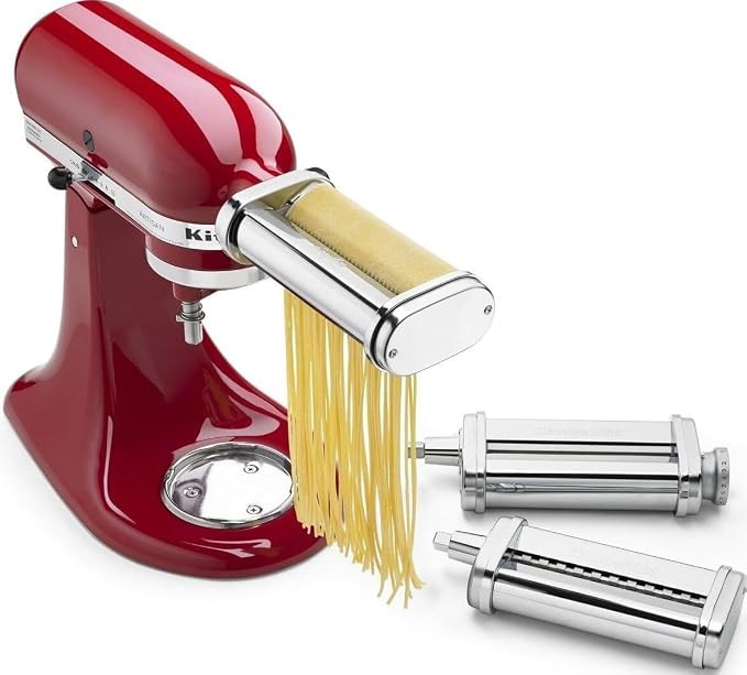 KitchenAid KSMPRA 3-pc Pasta Roller/Cutter Set for KitchenAid Stand Mixers | Fits all Household K... | Amazon (US)