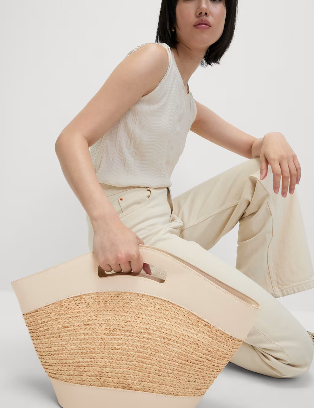 Straw Shoulder Bag | Marks & Spencer (UK)