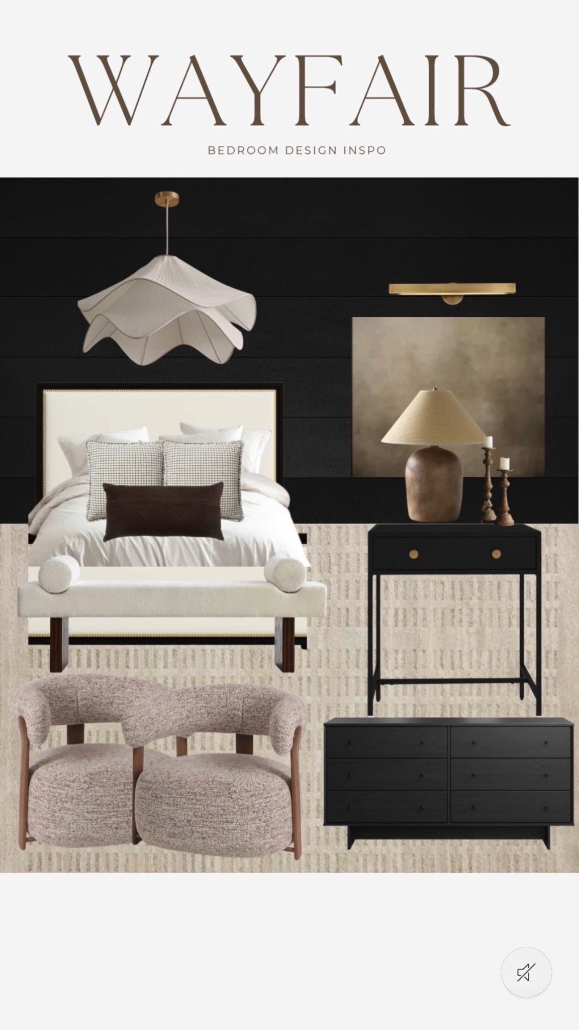 Neutral textures and modern pieces for the bedroom.

Upholstered bed. Cream bench. Statement pendant. Black nightstand. Textured rug. Abstract art. Table lamp. Cozy accent chairs. Black dresser.

#bedroomdesign #homedecorinspo #cozyhomestyle #modernclassic #wayfairfinds


#LTKGiftGuide #LTKFindsUnder100 #LTKHome