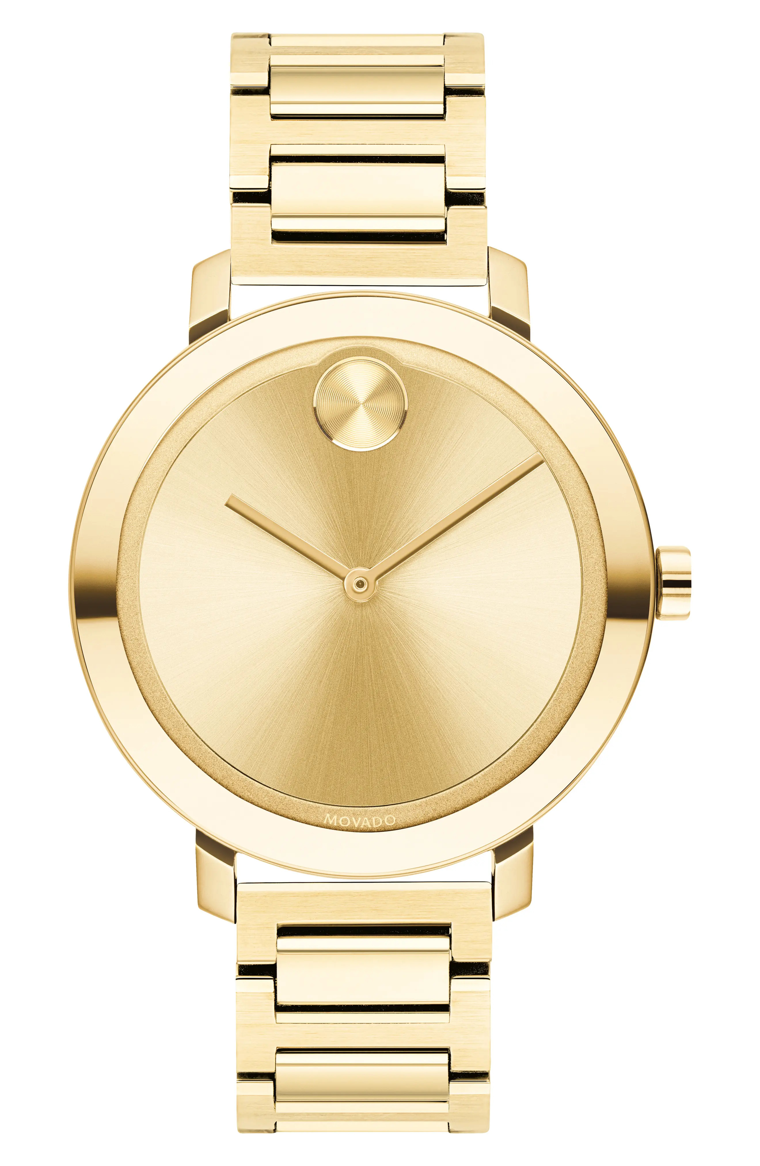 Movado Bold Bracelet Watch, 34mm in Gold at Nordstrom | Nordstrom