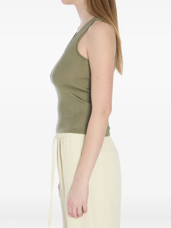 LOEWE Anagram Tank Top | Green | FARFETCH | Farfetch Global