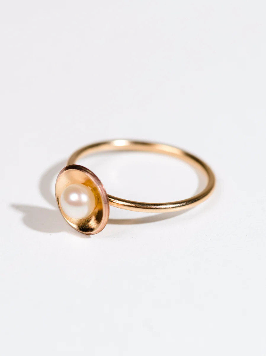 Emma Pearl Dish Ring | ABLE Clothing