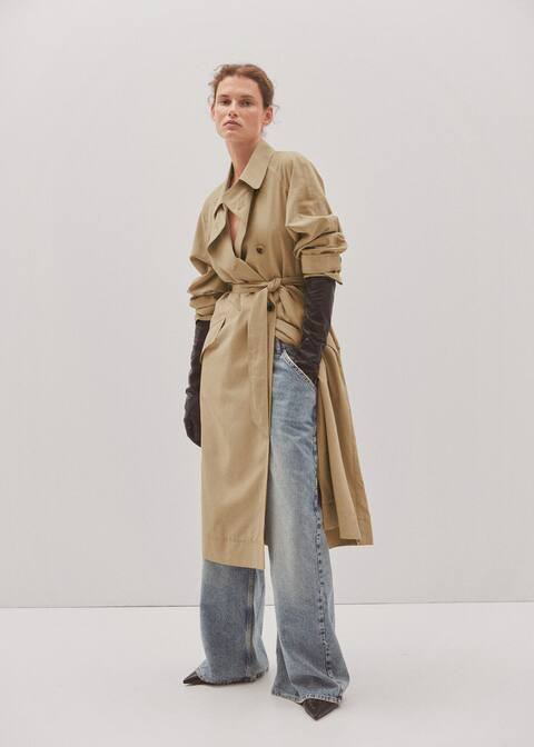 Double-button trench coat -  Women | Mango USA | MANGO (US)