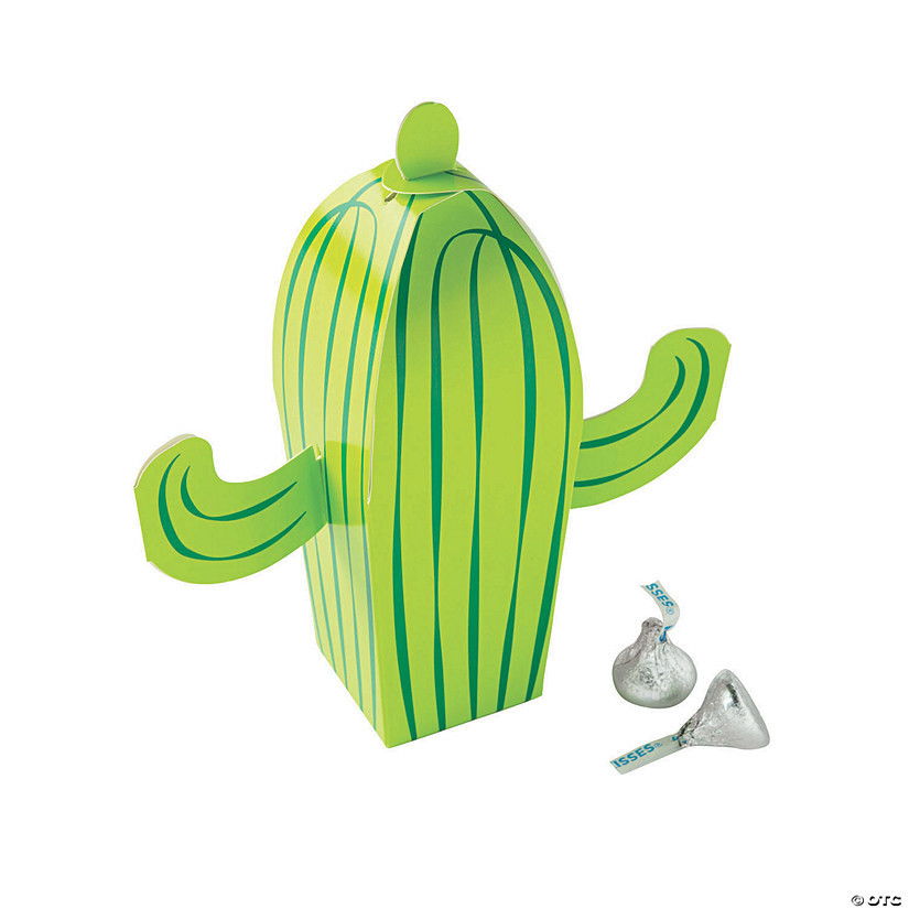 Fiesta Cactus Favor Boxes - 12 Pc. | Oriental Trading Company