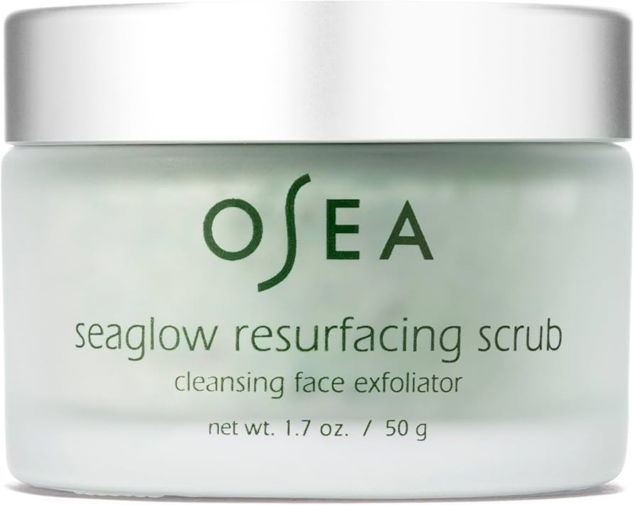 OSEA Seaglow Resurfacing Face Cleanser and Scrub 1.7 oz - 2-in1- For All Skin Types - Facial Exfo... | Amazon (US)