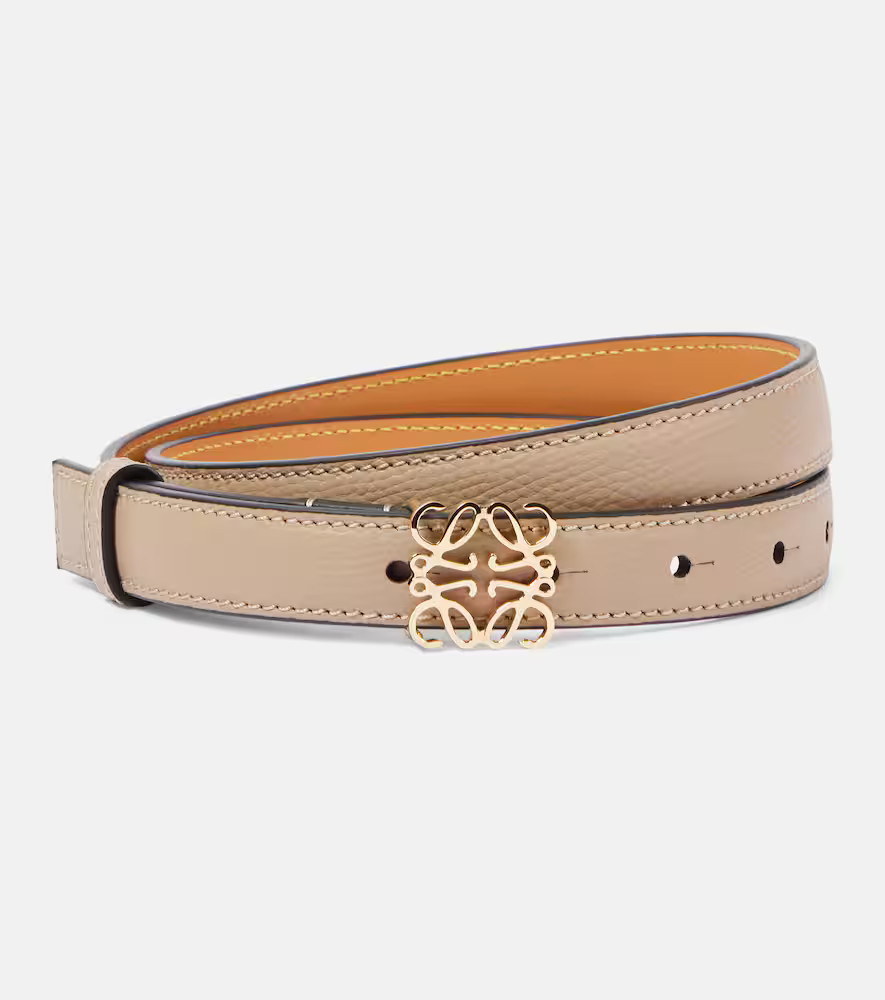 Loewe Anagram leather belt | Mytheresa (INTL)