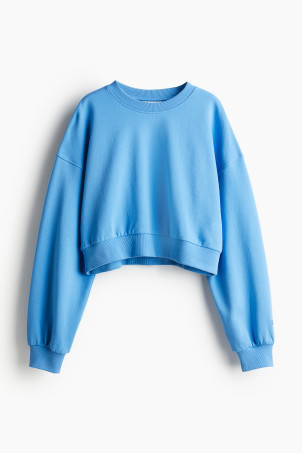 Short Sweatshirt - Light pink - Ladies | H&M US | H&M (US + CA)