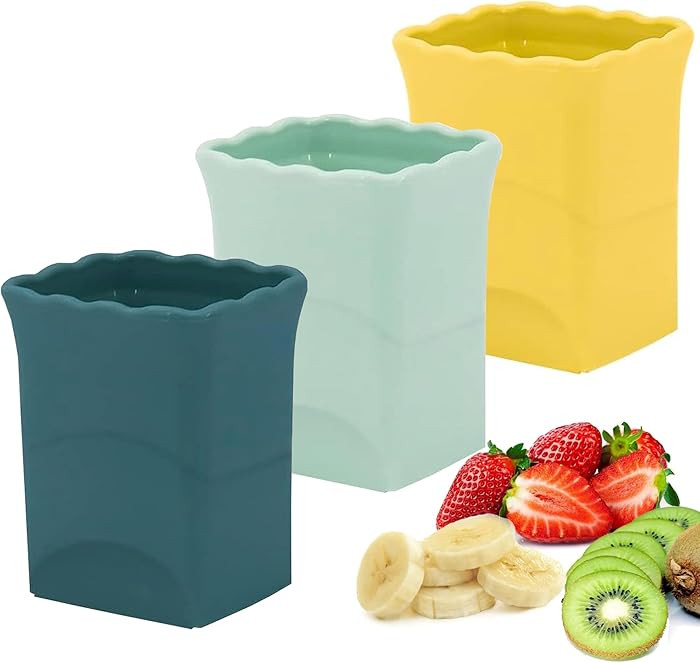 3Pcs Strawberry Slicer Cup\uff1aFruit Slicer Cup for Strawberry Egg Banana Mushroom Cucumber Kiwi... | Amazon (US)