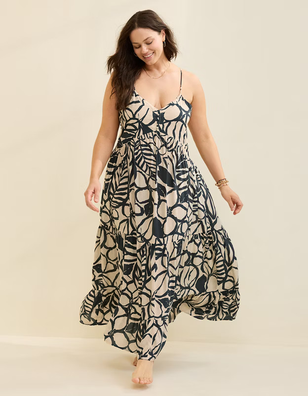 Aerie Printed Maxi Dress | Aerie
