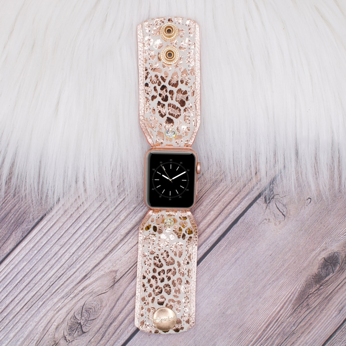 Limited Edition Bow Band in Luxe Leopard in Rose Gold | Sparkl
