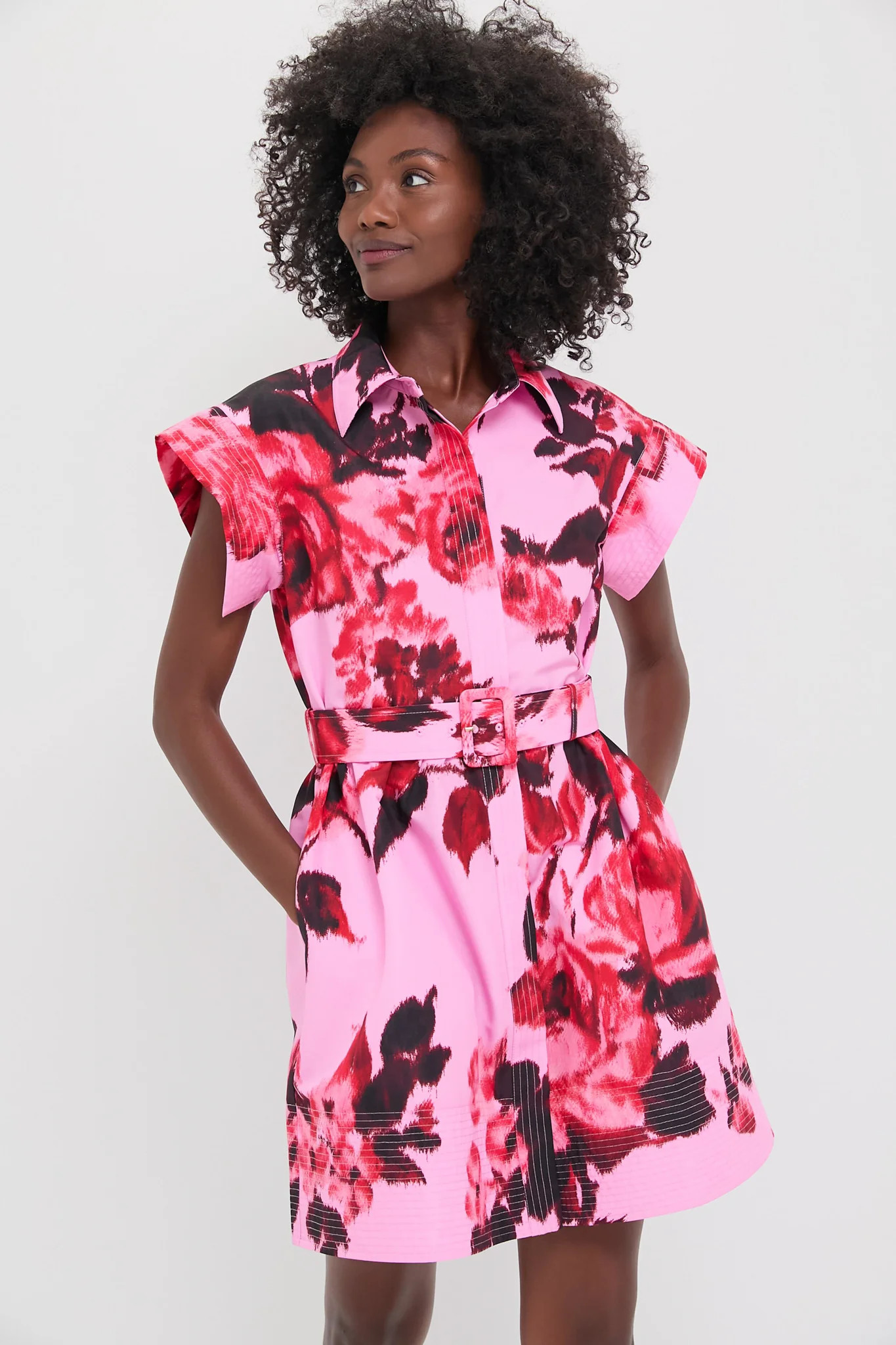 Cerise Blossom Mini Chloe Dress | Tuckernuck (US)