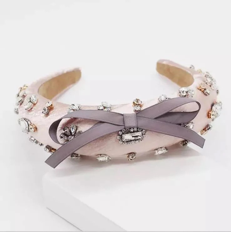 Pretty Pretty Blush Velvet Headband | The Sis Kiss