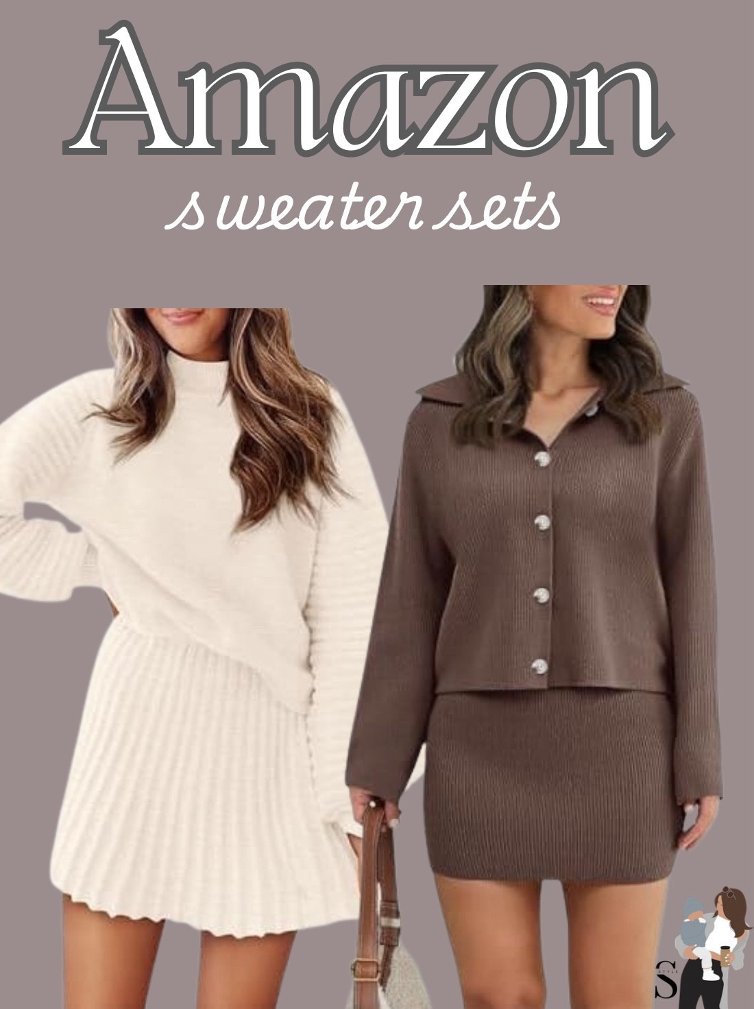 Winter sweater skirt sets from Amazon prime! 

Amazon fashion, Amazon workwear, winter workwear, winter workwear tops, winter sweater, sweaters for women, winter outfits for women, brown sweater, outfit ideas, winter ootd, amazon sweater, Amazon style, found it on Amazon, teacher outfits, church outfits, church fashion, teacher fashion, bump friendly 

#LTKFindsUnder100 #LTKFindsUnder50 #LTKWorkwear