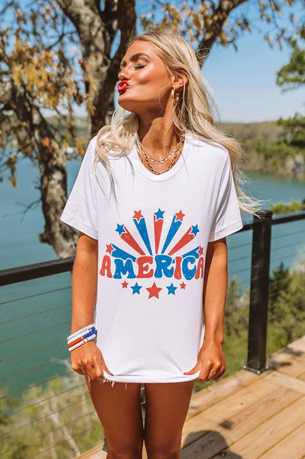 Starry America Graphic Tee | Impressions Online Boutique