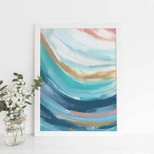 Ocean Abstract Painting Coastal Art Sea Statement Piece | Etsy | Etsy (US)