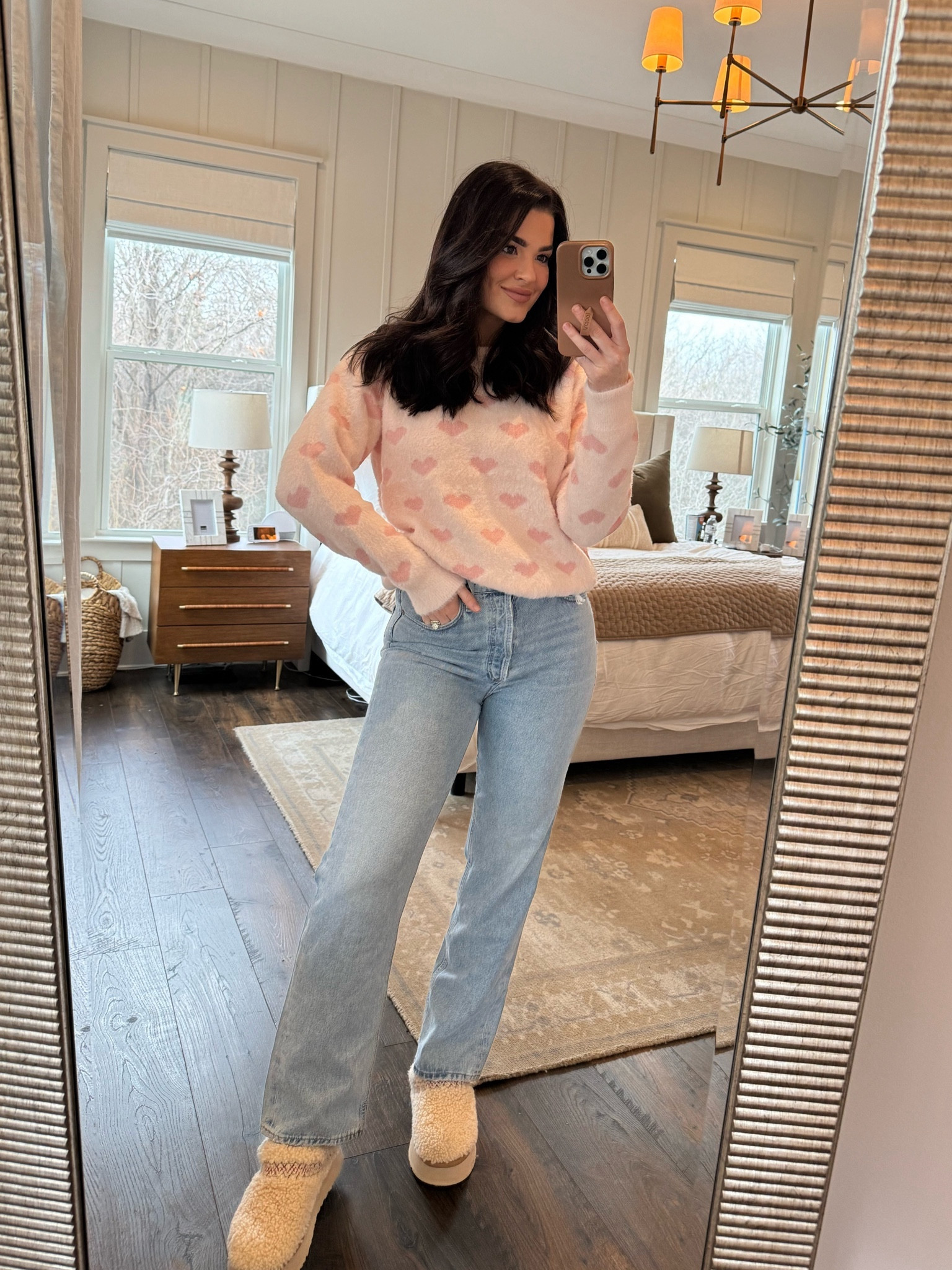 Wearing medium sweater 🤍