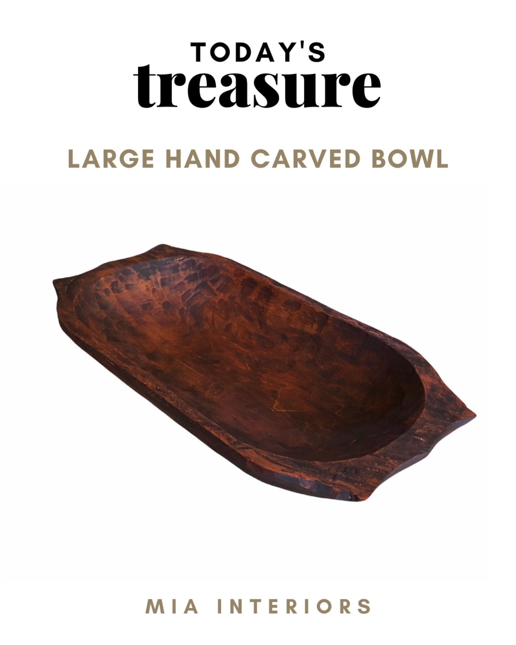 Todays treasure

#todaystreasure #etsy #thrifting #vintage #woodenbowl 

#LTKunder50 #LTKSeasonal #LTKhome