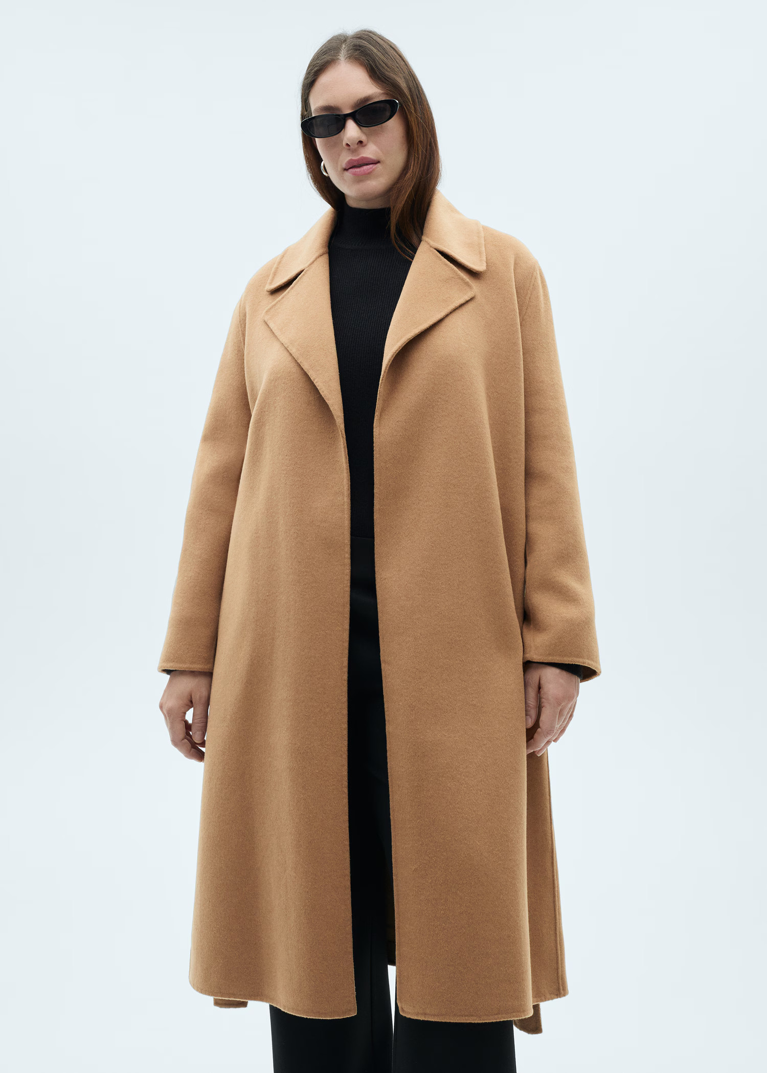 Belt handmade coat - Women | MANGO USA | Mango (US/MX/AU)