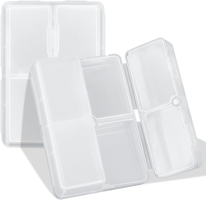 FYY Daily Pill Organizer, 7 Compartments Portable Pill Case Travel Pill Organizer,[Folding Design... | Amazon (US)