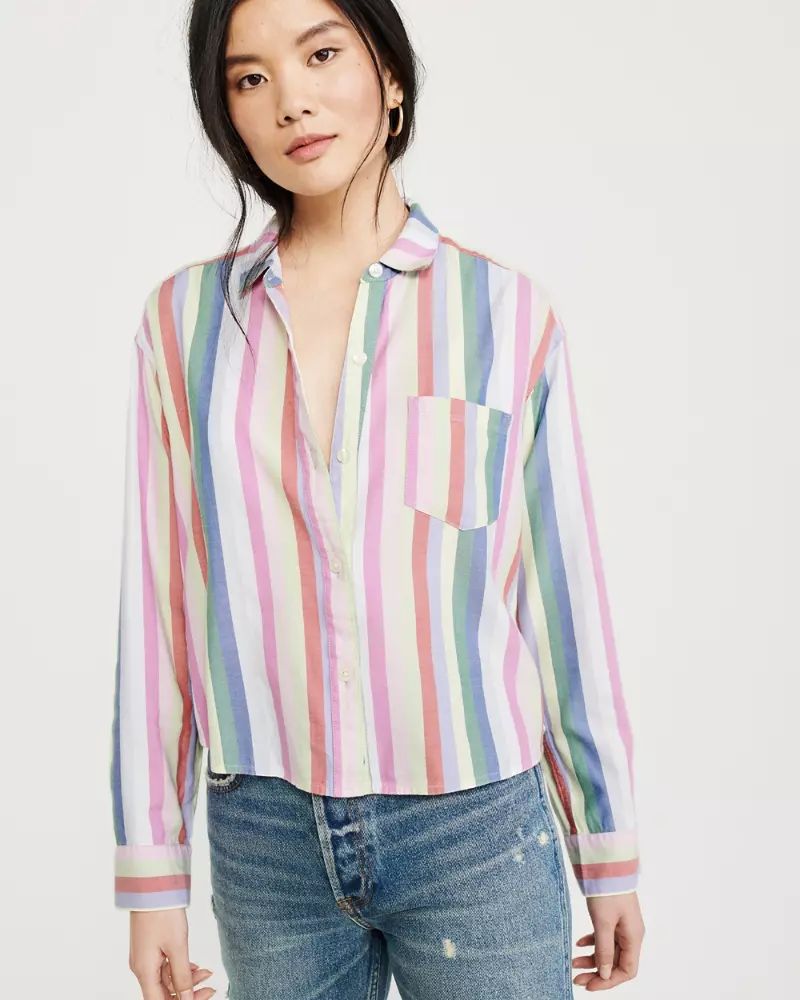 Preppy Button-Up Shirt | Abercrombie & Fitch US & UK