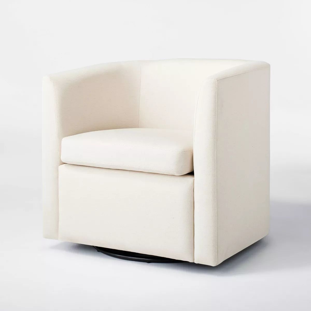 Vernon Swivel Accent Chair Natural Linen - Threshold™ designed with Studio McGee | Target