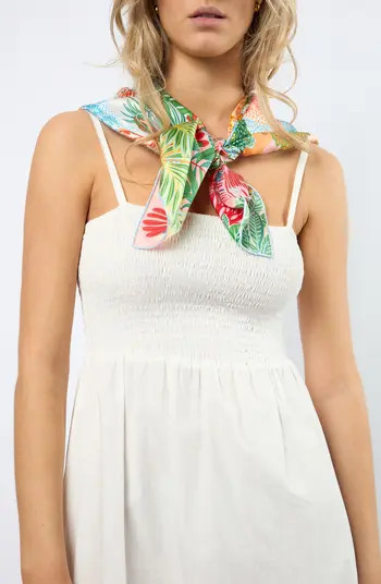 Zebra in Jungle Silk Square Scarf | Nordstrom