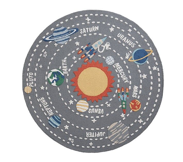 3D Activity Solar System Play Rug | Pottery Barn Kids