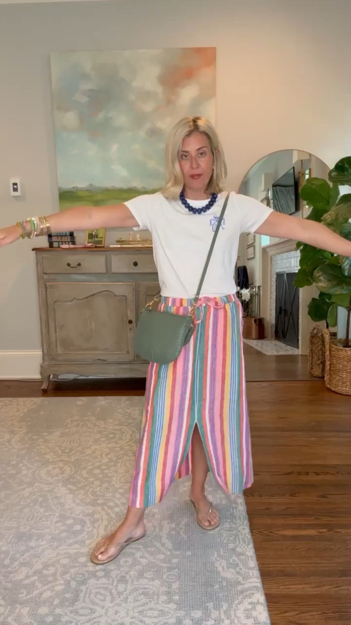 A maxi skirt is perfect for hot summer days. Boden never disappoints with their bright colors & fabulous fabrics. I’m in xs tee, 2 skirt & 8 sandal. @Boden (US) *use code EY7H for 15% off new styles *use Catherine20 at A+B

#LTKootd #LTKSeasonal #LTKOver40