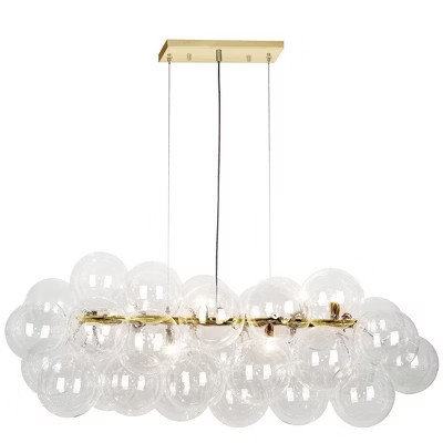 Dainolite Comet 10 - Light Chandelier in Aged Brass | Target