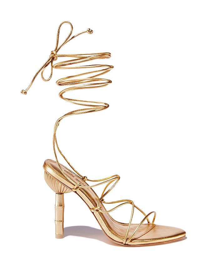 Cult Gaia Women's Soleil Lace Up High Heel Sandals - 150th Anniversary Exclusive Shoes - Blooming... | Bloomingdale's (US)