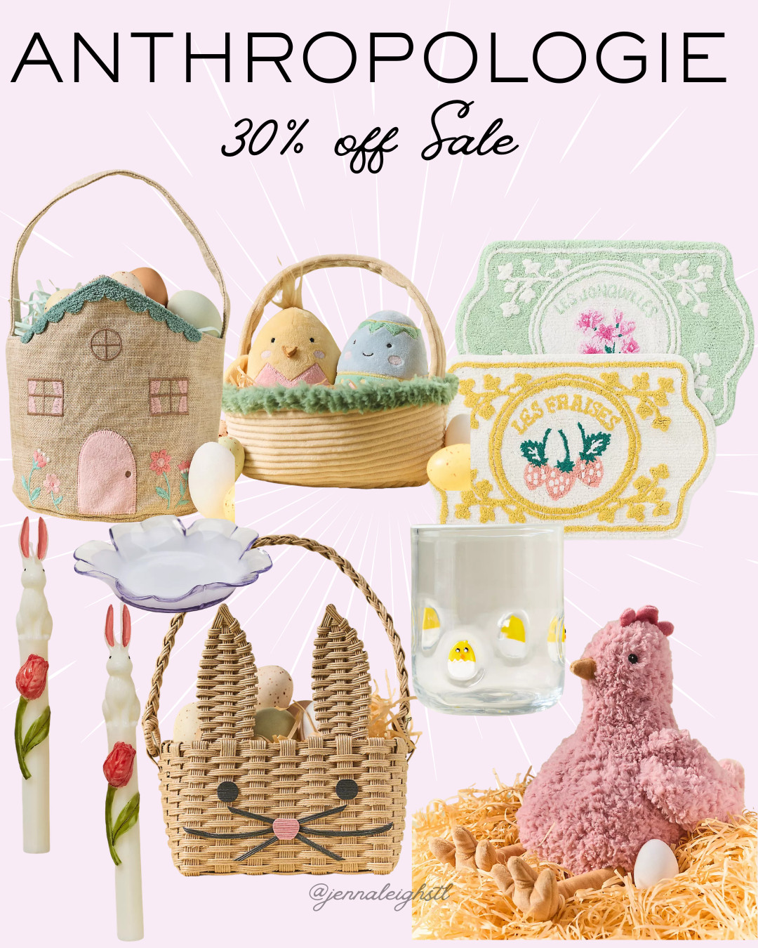 Some sweet Easter finds from Anthropologie are up to 30% off right now. So many cute pieces for spring hosting, Easter baskets, and seasonal decor. 

 #LTKSeasonal #LTKSaleAlert #LTKKids