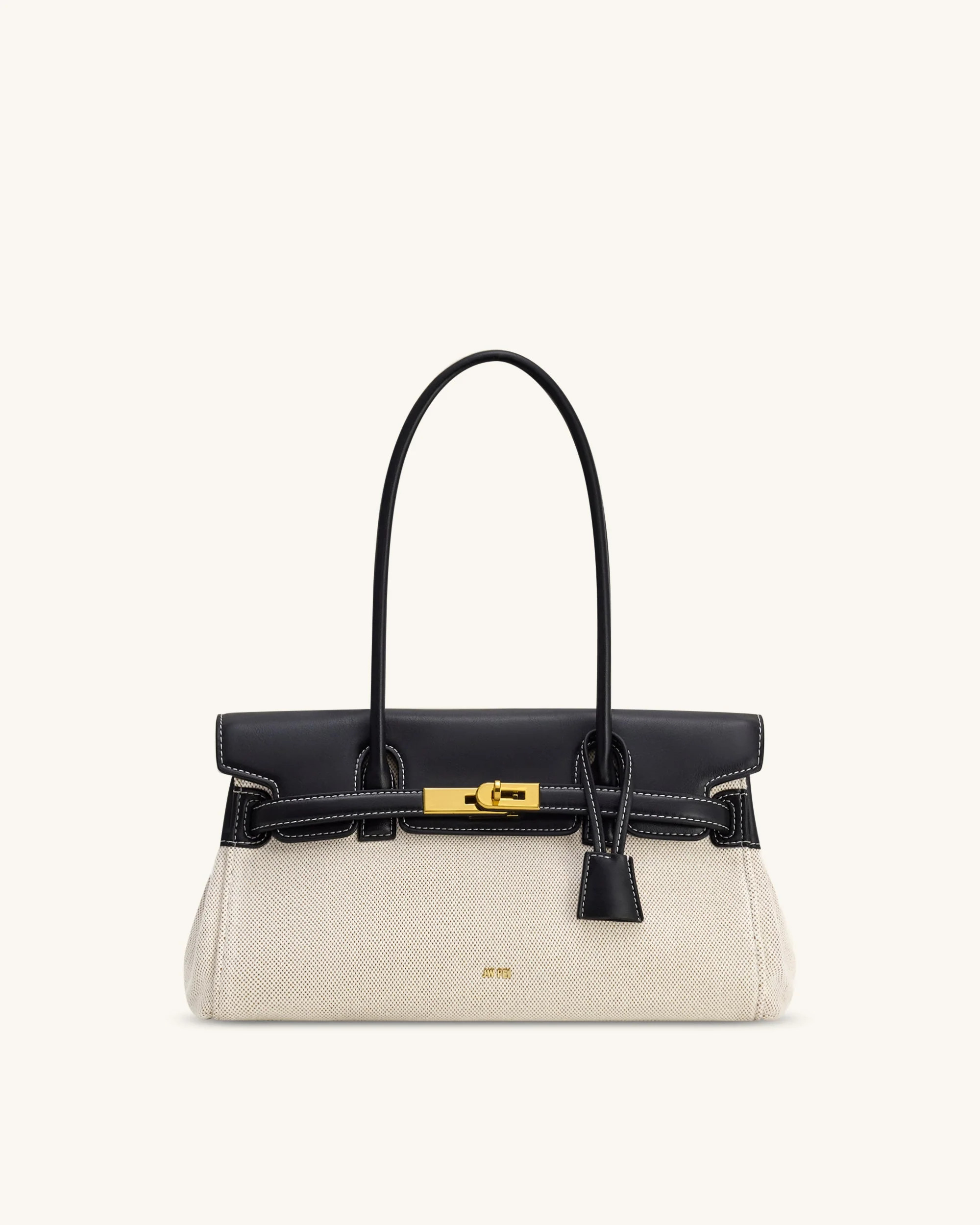 Yara Shoulder Bag - Black Canvas | JW PEI US