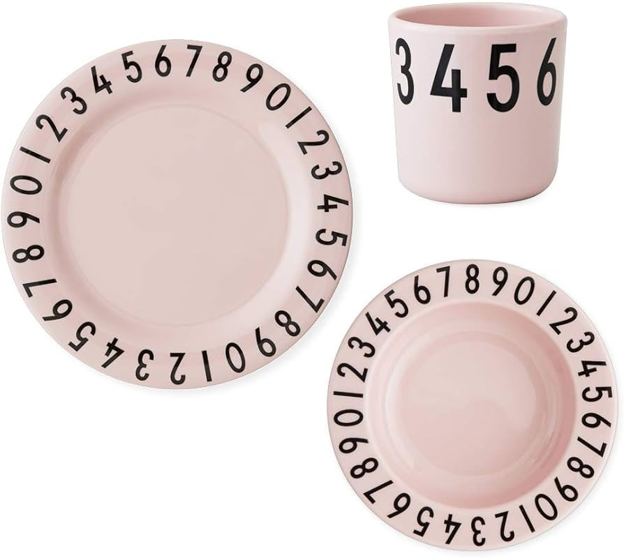 Design Letters The numbers toddler dinnerware gift set for baby and kids | Includes 3 products ... | Amazon (US)
