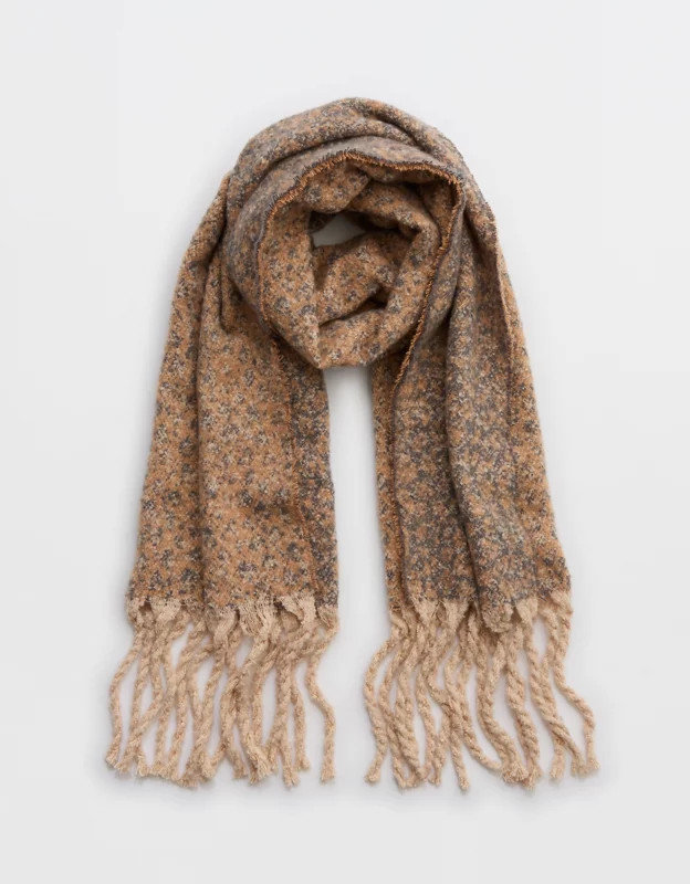 Aerie Jacquard Leopard Scarf | Aerie