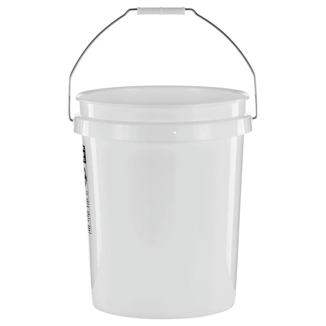United Solutions 5 Gallon Round Utility Bucket, Comfort Handle, Plastic, White, PN0149, 1 Each | Walmart (US)