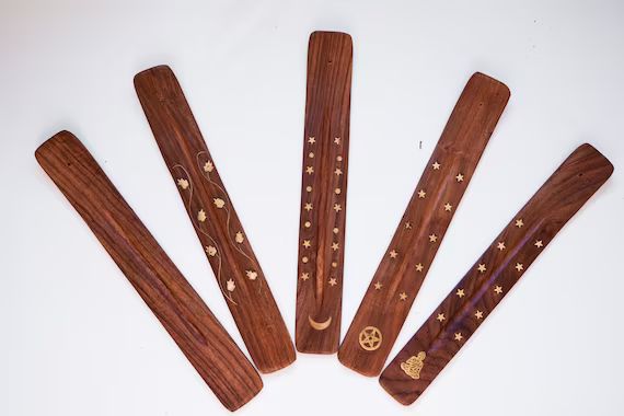 Natural Eco Friendly Wooden Incense Stick Holder | Etsy (UK)