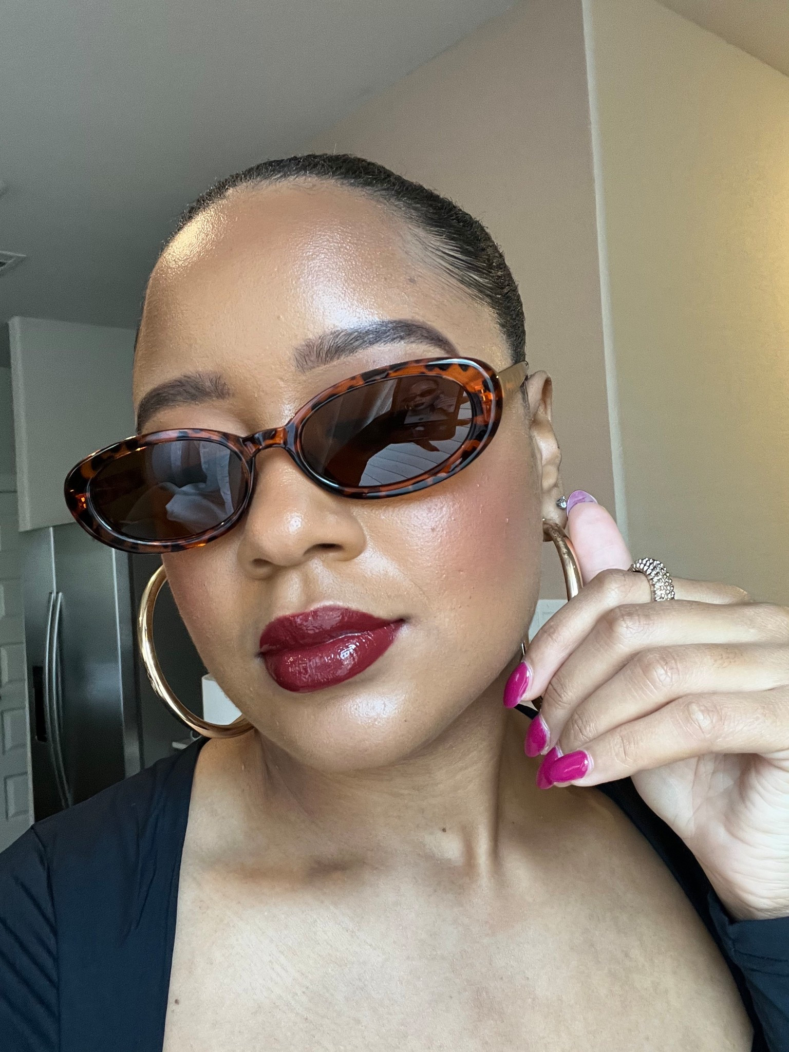 Fall 90’s inspired makeup with a deep plum lip 💜 

#LTKBeauty