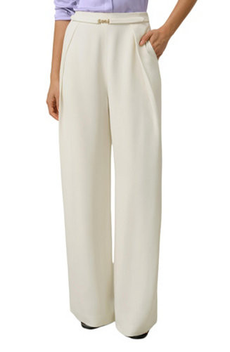 Women's Heavy-Weight Silk Crepe Wide-Leg Pant | Macy's