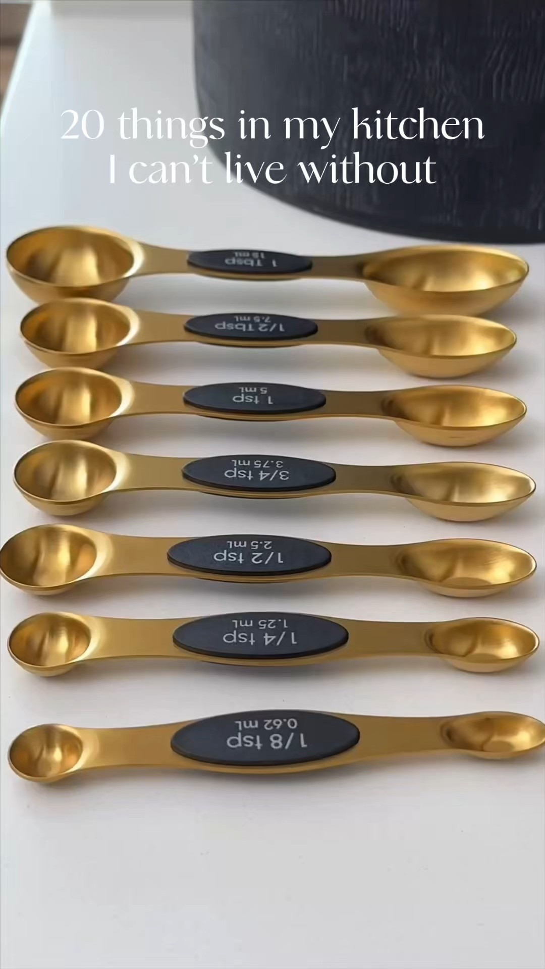 say SHOP if this is something you would find useful and I’ll send you the details. 20 things in my kitchen I can’t live without 👩🏻‍🍳⏲️🔪

Over time I’ve slowly swapped out random clutter for things I actually use every single day, and it honestly makes cooking so much easier. These are the items I reach for constantly. The little tools that save time, keep my counters organized, and make meals feel less like a chore. Some are for cooking, some are for prep, and some just make clean up faster, but every one of these earned a permanent spot in my kitchen.

When your space feels organized, you actually want to cook more and it makes weeknights so much less stressful. I’ve repurchased a few and recommended them to friends and family because they truly get used daily.

#kitchenessentials #amazonhome #homeorganization #everydayfavorites #homefinds