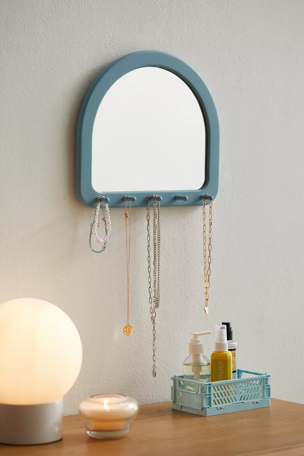 Roya Small Jewelry Storage Hanging Mirror | Urban Outfitters (US and RoW)