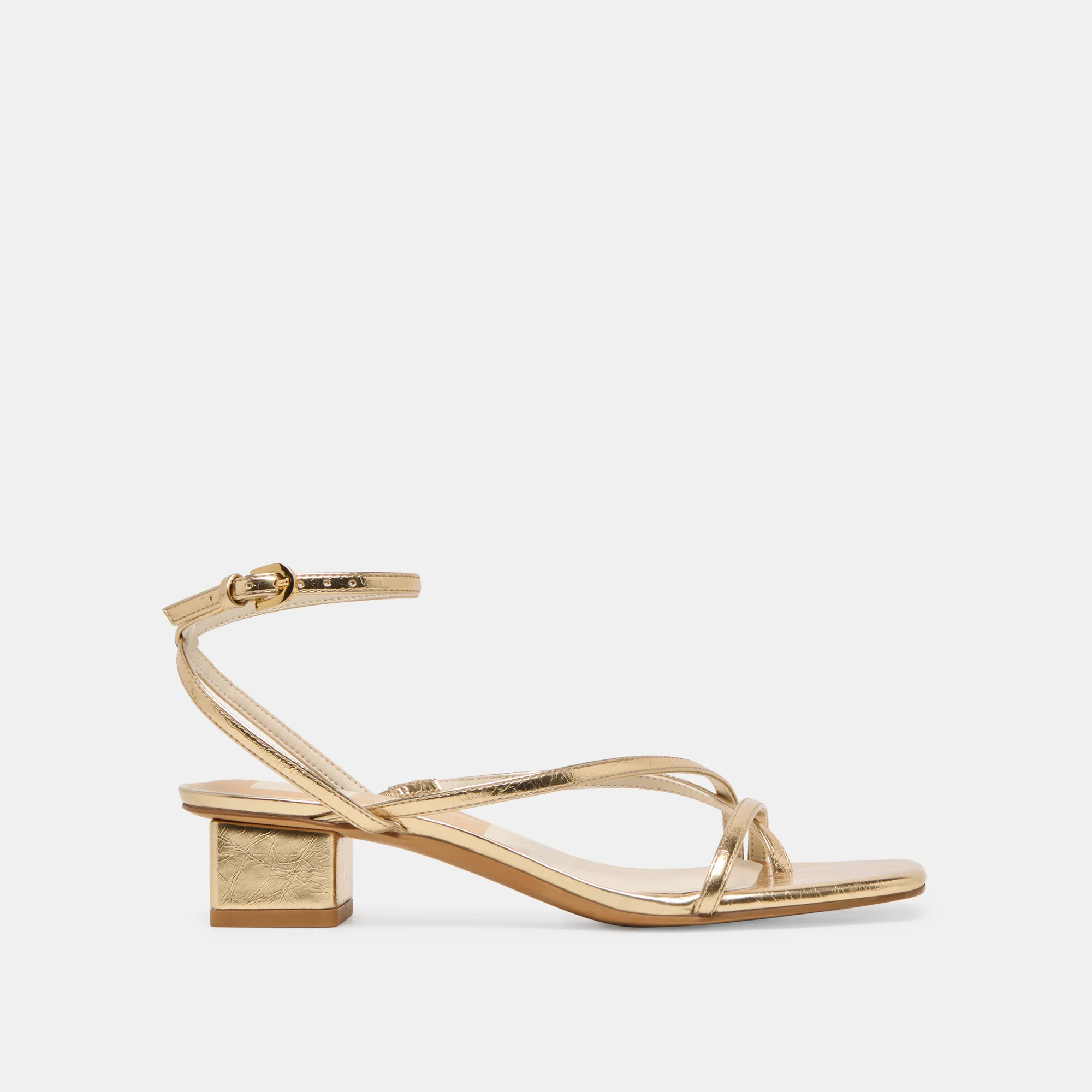 Karlos Sandals Gold Metallic Stella | DolceVita.com
