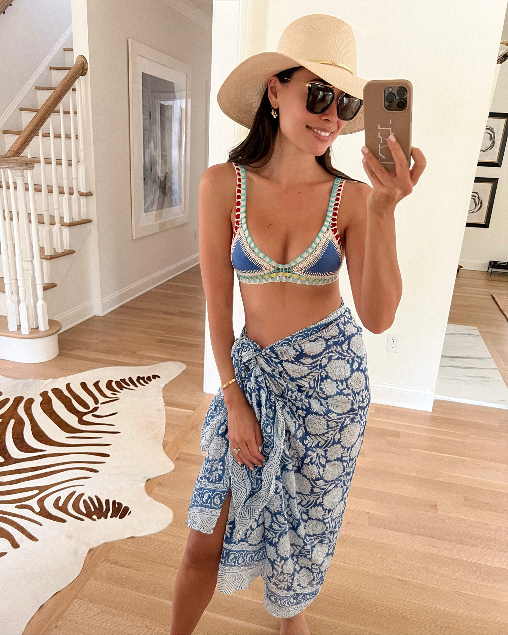 sumchic crochet triangle bikini